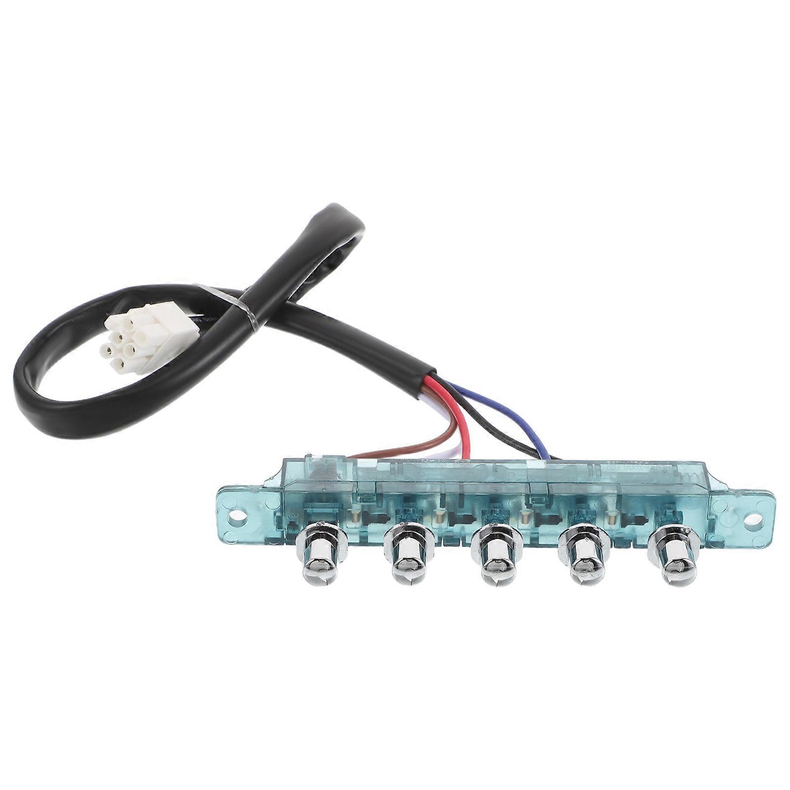 Range Hood Switch Button 5-Button Control Panel for Home Kitchen 2Pcs