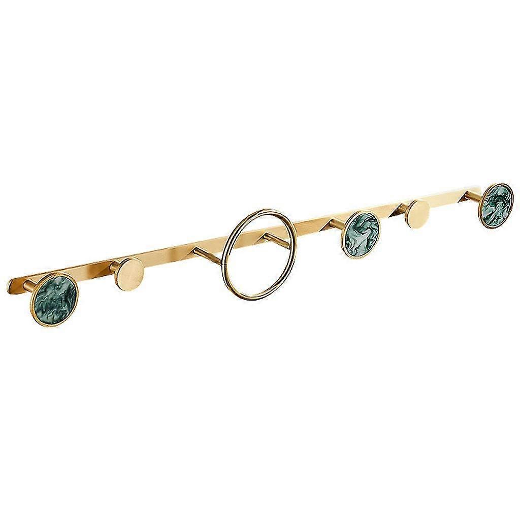 Nordic Wall Mounted Coat Rack with Durable Copper Hooks for SpaceSaving Entryway Storage