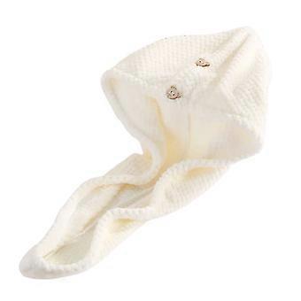 Women's soft hair drying cap, super absorbent, anti-frizz hair towel