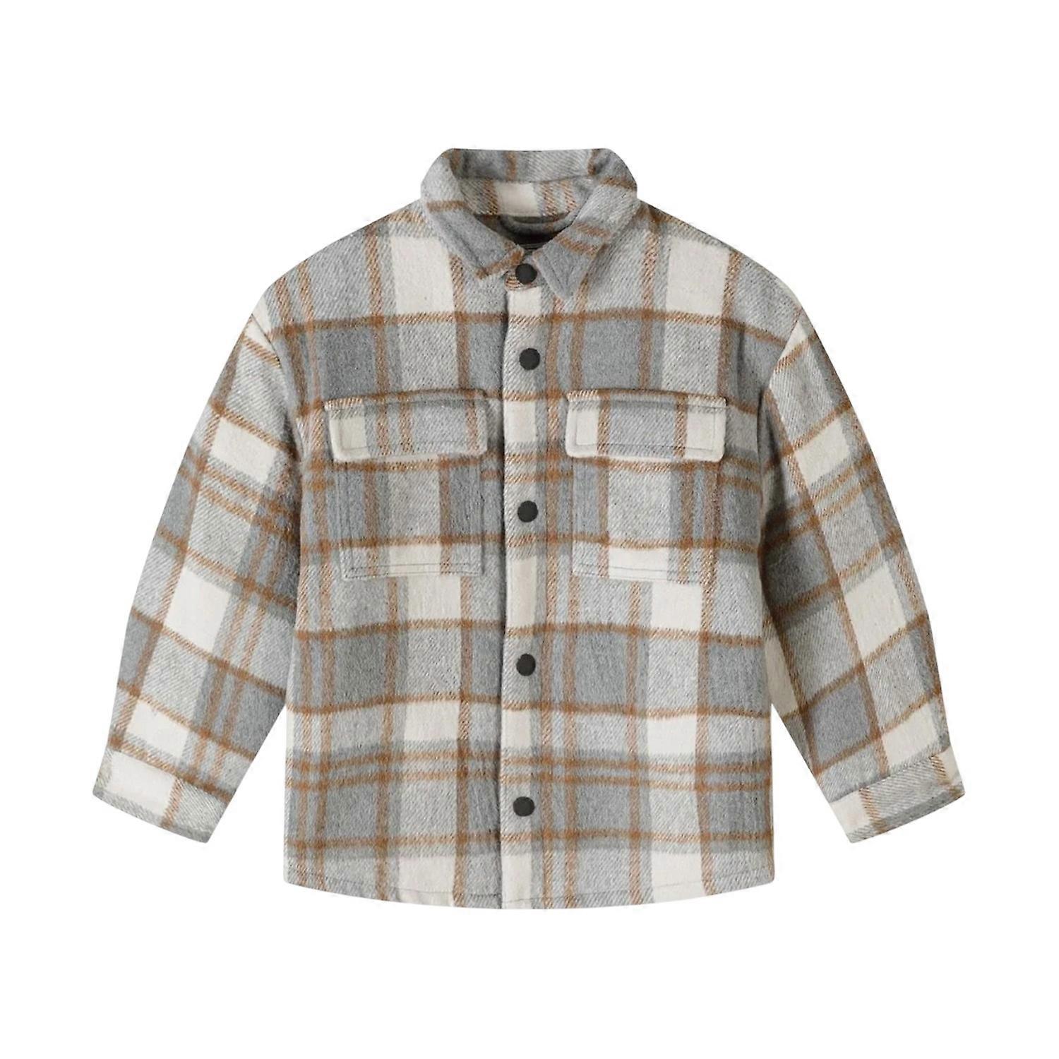 Minoti Boys Chequered Padded Jacket