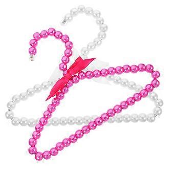 Pet Clothes Pearl Hanger for Drying 2Pcs Puppy Skirt Creative Hangers
