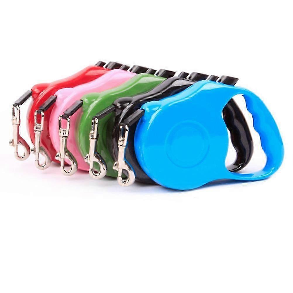 Pink Dog Leash for Retractable Walking Leads Plastic Material