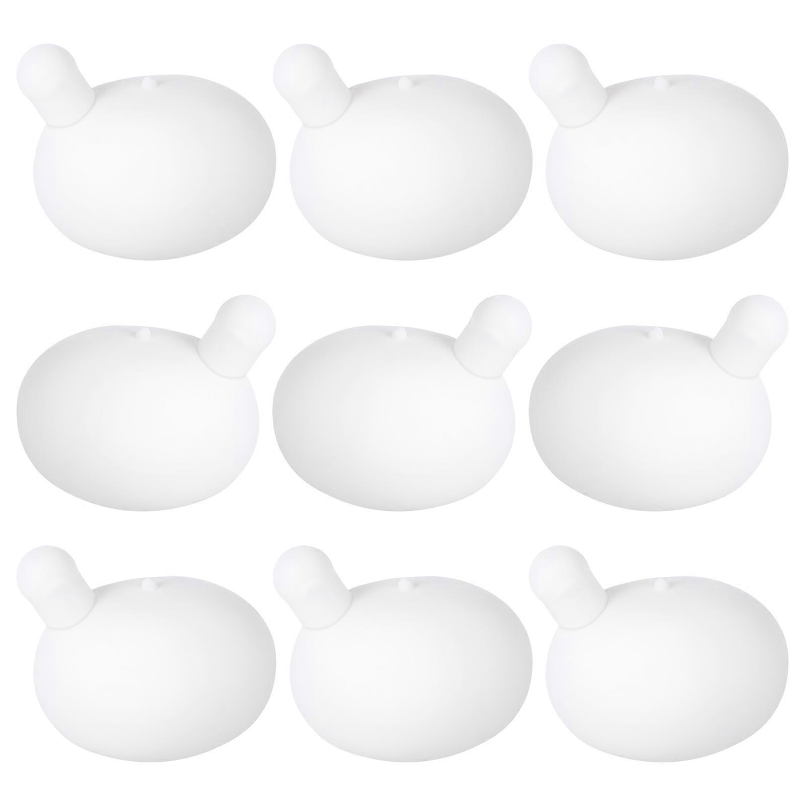 Making Prop Blow Bubbles Insert Durable Silicone 10Pcs