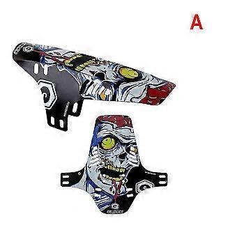 1pcs Bicycle Fenders Front/Rear Tire Wheel Fenders Cycling Mudguard Mountain Bike Road Wings Mud Guard With 6 Fixing Strap New