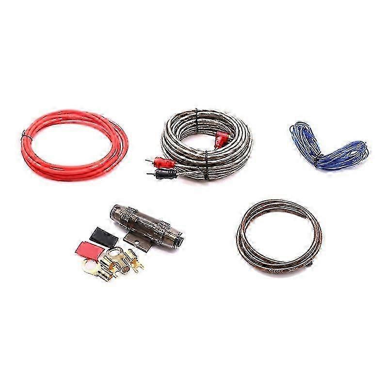 Holder Subwoofer Speaker Wire Amplifier Power Cable Install Kit