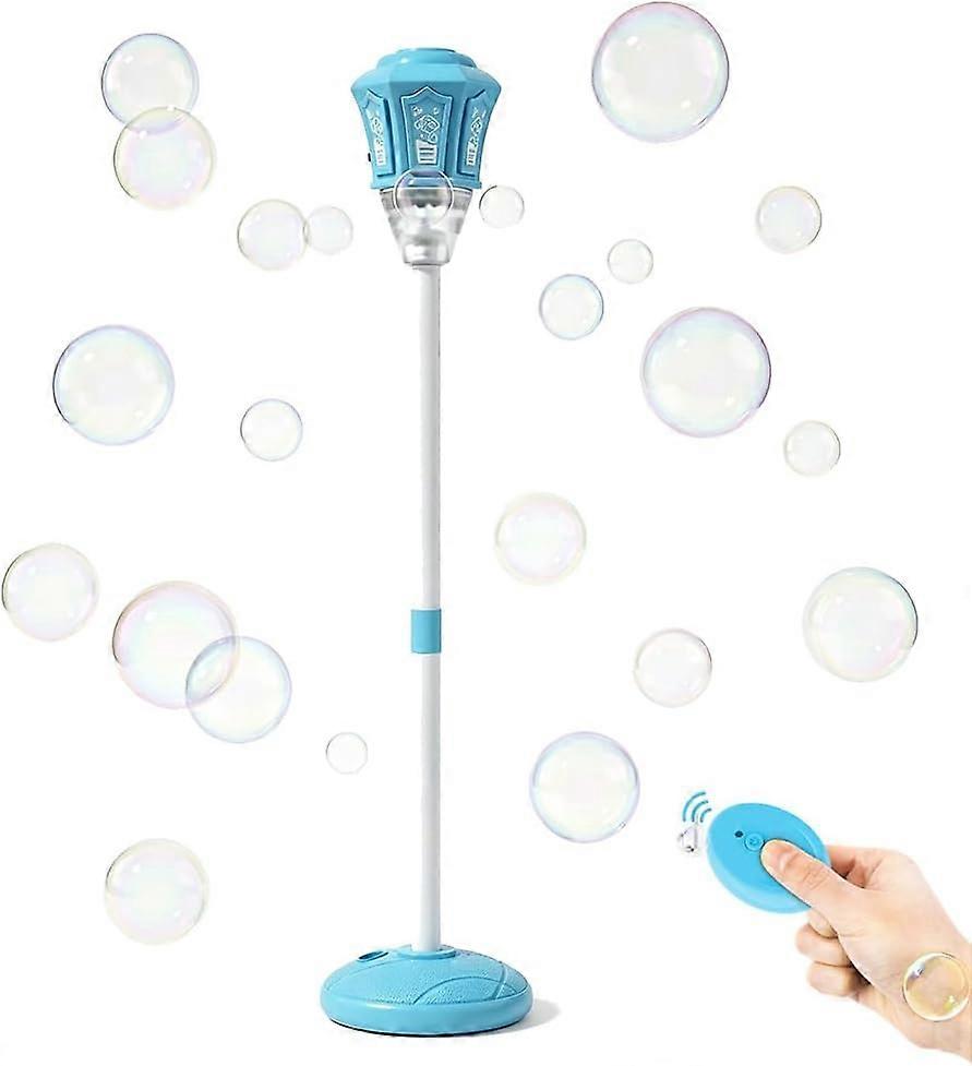 Automatic Bubble Machine, 2026 New Standing Bubble Machine with Lights & Music, Adjustable Height Bubble Maker Bubble Blower, Bubble Machine for Birth