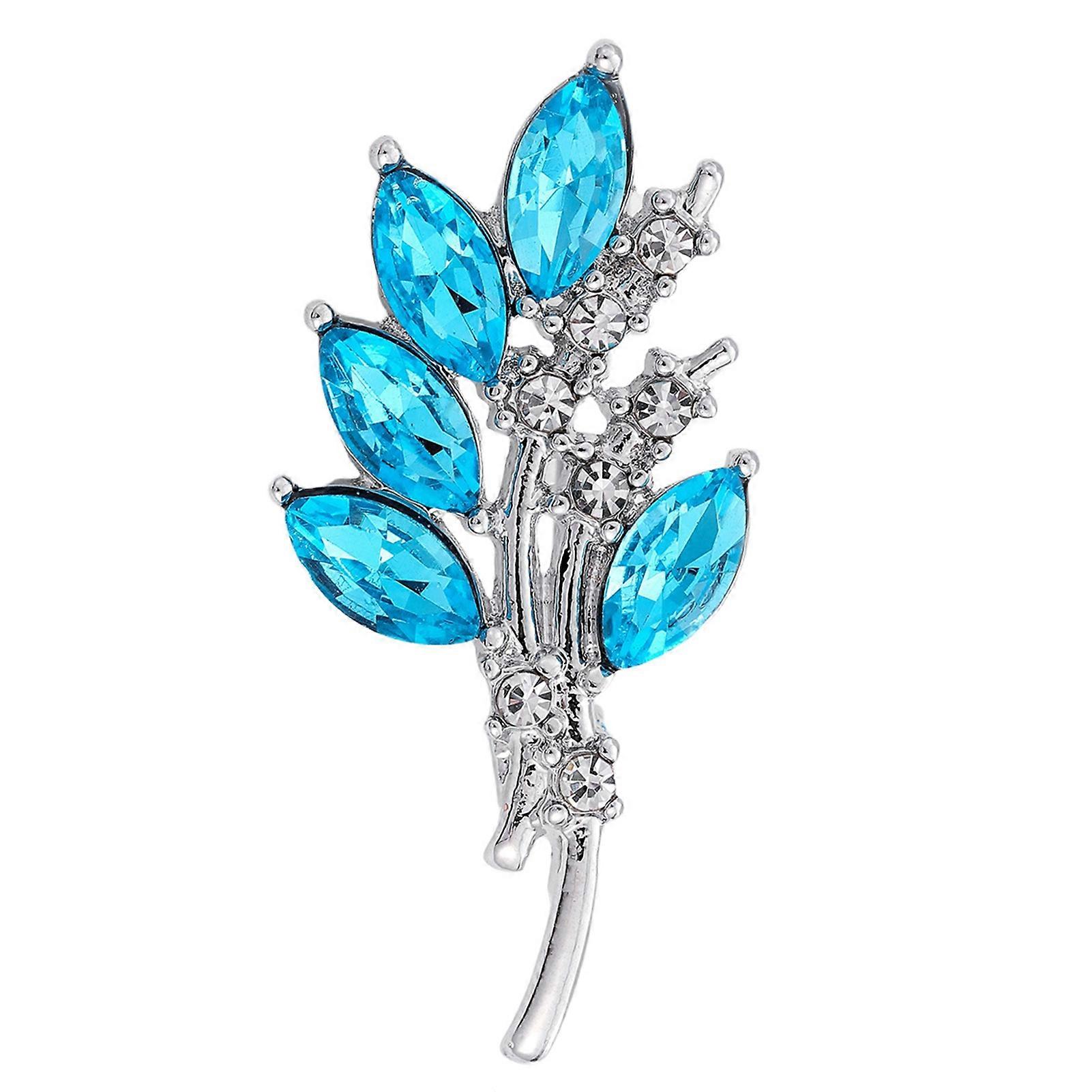 Marquise Shape Lapel Pin - for Scarf & Jacket