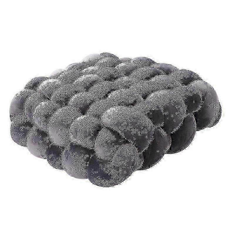 Soft Woven Pattern Square Shap Knot Cushions