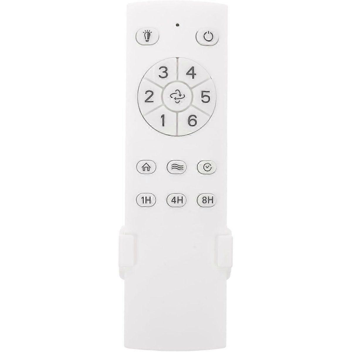 Remote Control: Ceiling Fan Remote Universal - Features 1-6 Speed & 1/4/8 Hours Timer - Ceiling Light Replacement Controller for Home Office
