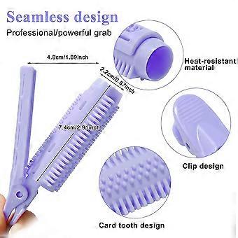 12 Pcs Volumizing Hair Root Clip,natural Fluffy Hair Clip Hair Self Grip Root Volume Hair Curler Clip,6 Colors Curly Hair Styling Tool Hair Rollers Sm