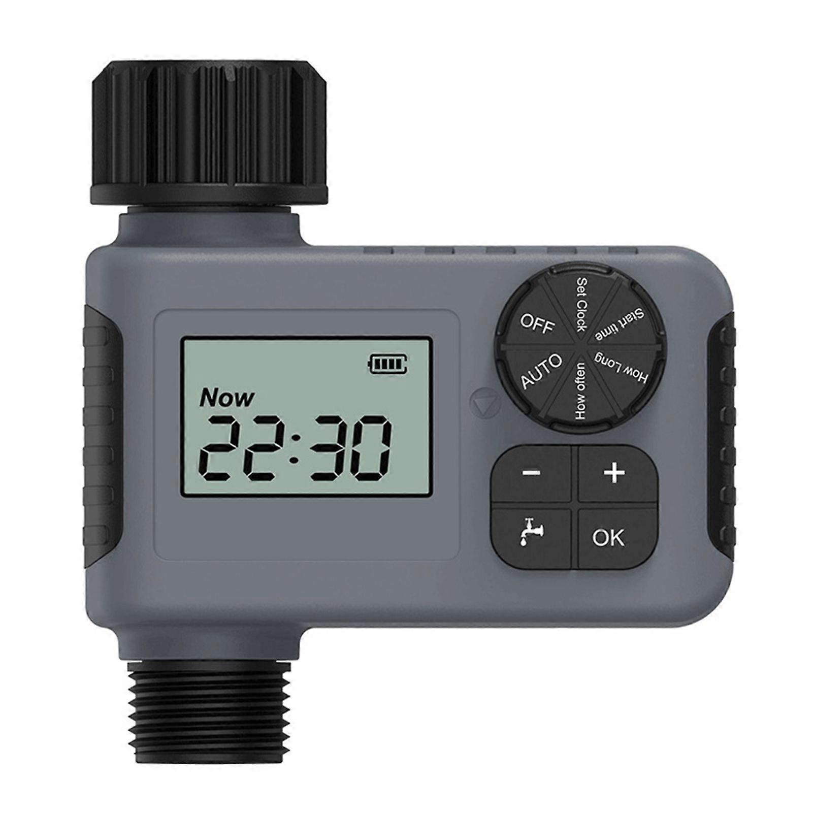 Sprinkler Timer for Garden Hose Automatic Irrigation Controller System Water Hose Timer Programmable Faucet Timer with Rain Delay/Manual Watering