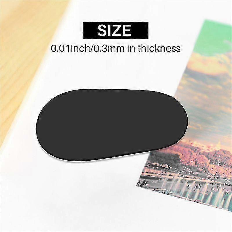 8Pcs 0.3mm munnstykke pads puter for altsaksofon tenorsaksofon svart