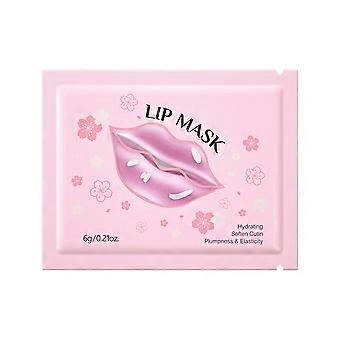 Hydrating Lip Mask for Deep Hydration - Non-Sticky Overnight Treatment with Flower Extract Balm