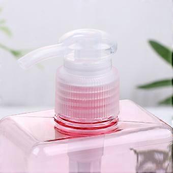 2 stuks PETG Plastic Lege Pomp Cosmetische Flessen Etherische Olie Fles Lege Flessen Draagbare Pomp Fles (Roze)