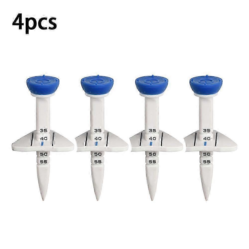 4 Pcs 33-55mm Adjustable-height Golf Tee Training Accessories