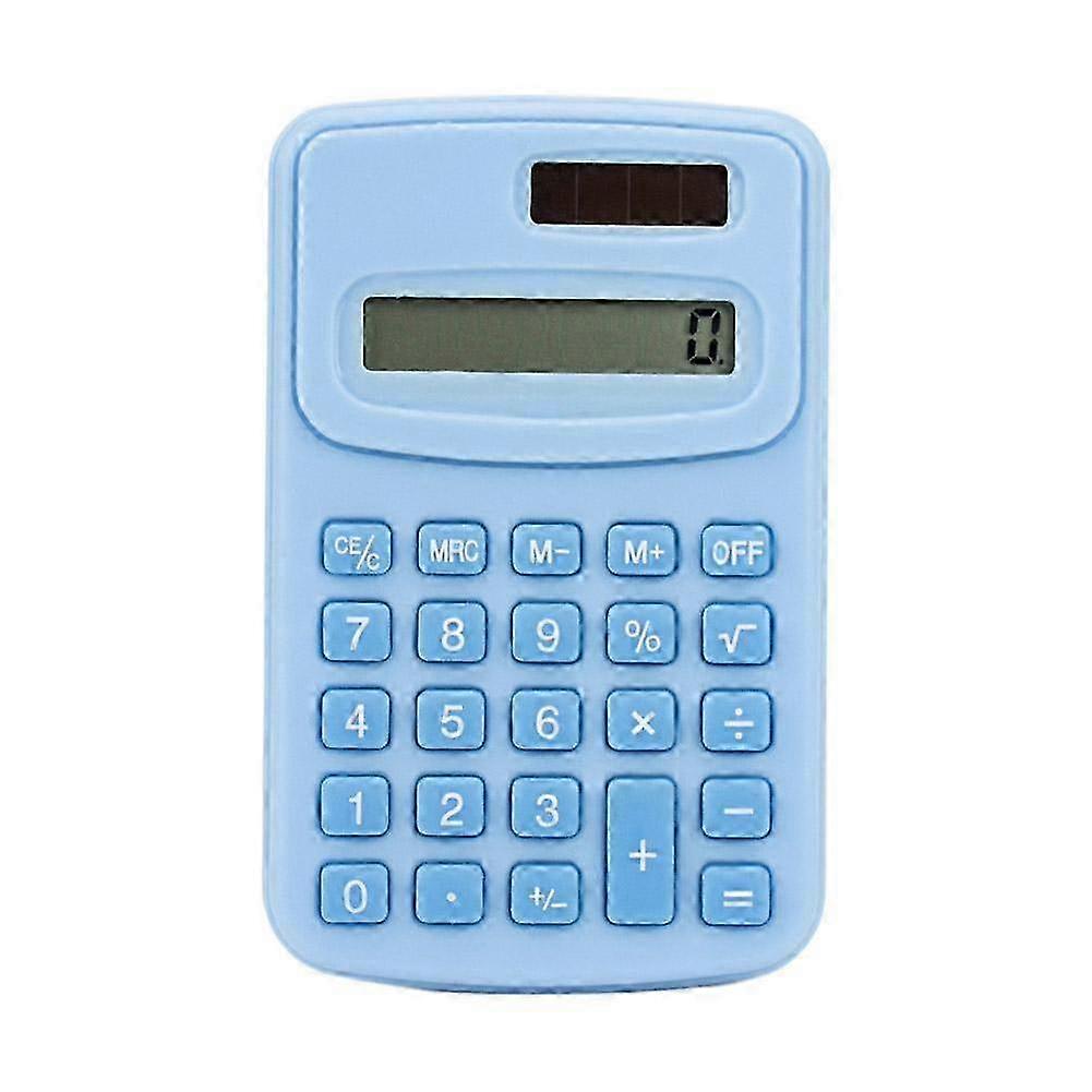 Digit Calculator Solid Color Mini Portable Student Gift School Office Supply