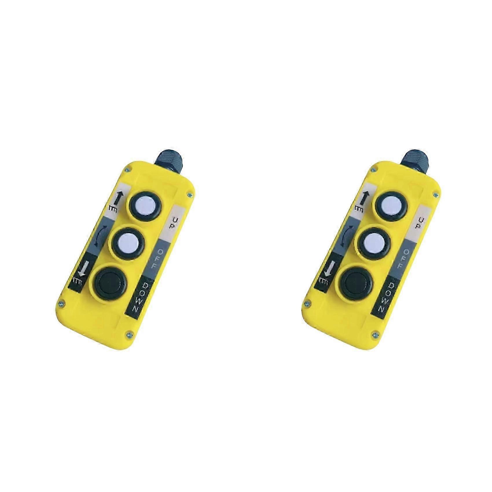 2X Car Tail Lift Button Switch Crane Loading and Unloading Control Handle