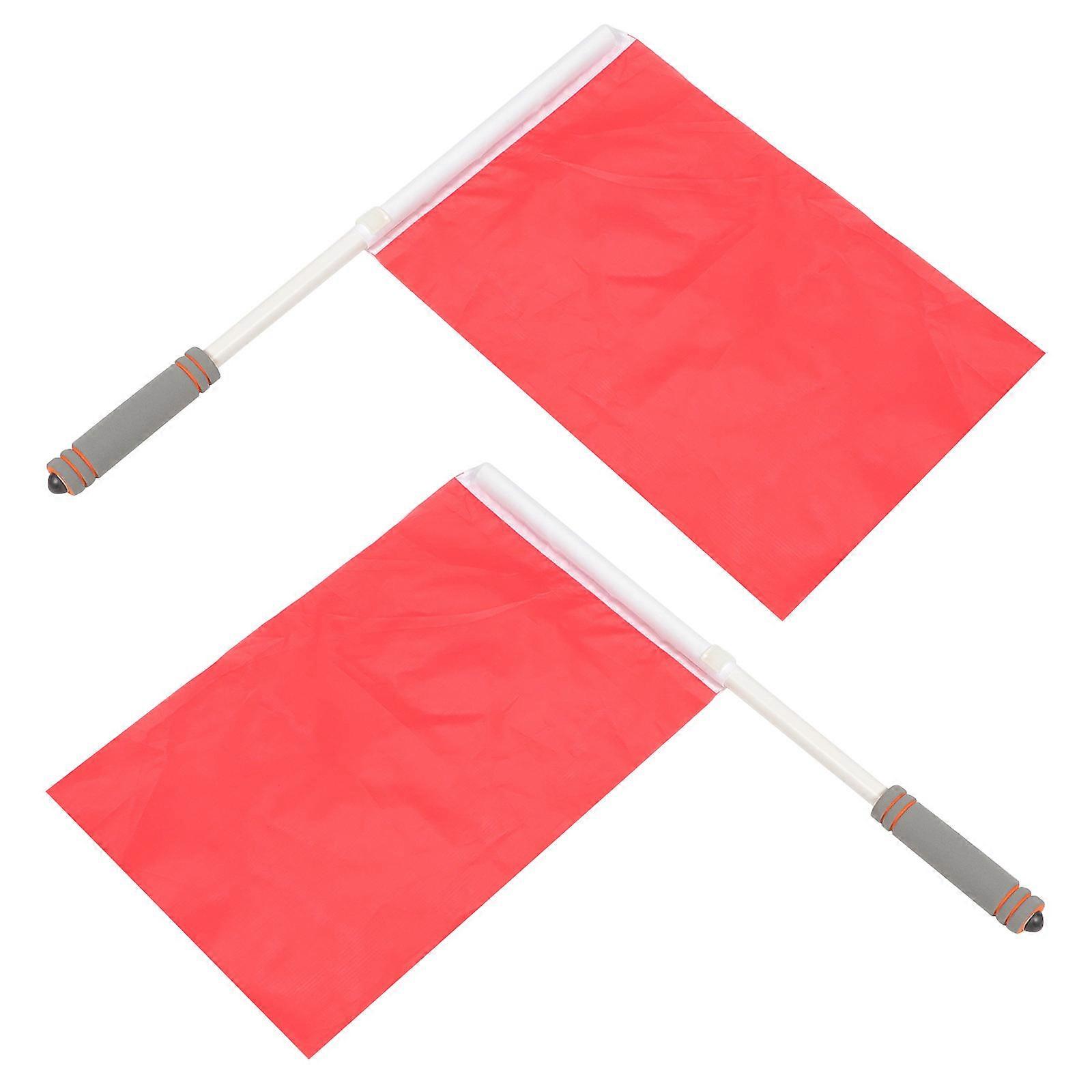 Commanding Flags Referee Flags for Outdoor Match Use 8Pcs Multi-Use