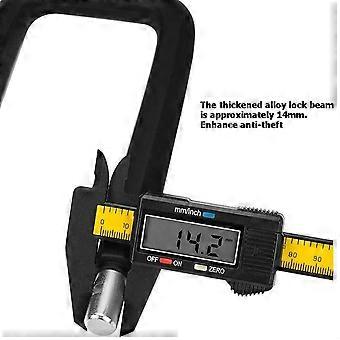 ENLEE Heavy Bikes Duty U Lock Bicycle Lock Bicycle U Lock Reinforced Shackle Anti Hammer Anti Cut for MTB Road Bicycle