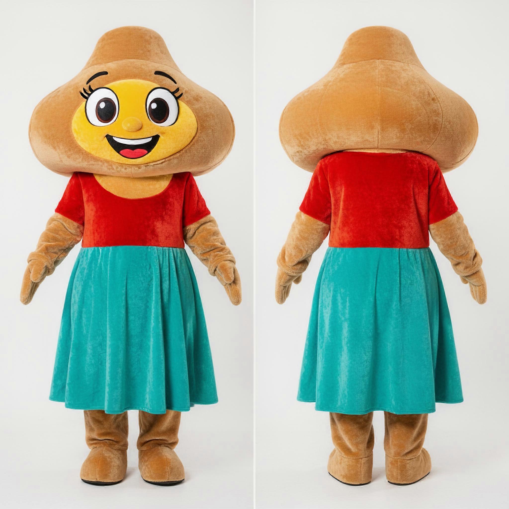MASTICOT Tan Vibrant Shakshuka Mascot