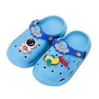 Sandales d'intérieur pour enfants, motif dessin animé, en PVC souple et respirant, antidérapantes, pour l'été, la plage et la douche.