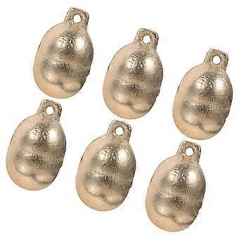 Pet Collar Hanging Bells Copper for Decoration 12Pcs Charms