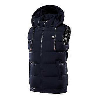 Usb Smart Temperatura Constante Aquecimento Vest Outono E Inverno Aquecimento Elétrico Colete Jaqueta Masculina Lazer Roupas de Aquecimento ()