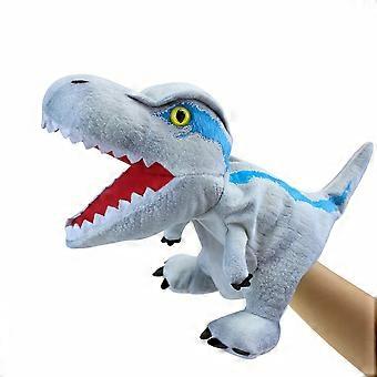 Soft Plush Dinosaur Hand Puppet Set, T-Rex Triceratops & Other Realistic Dinos, Educational Pretend Play Toy for Toddlers