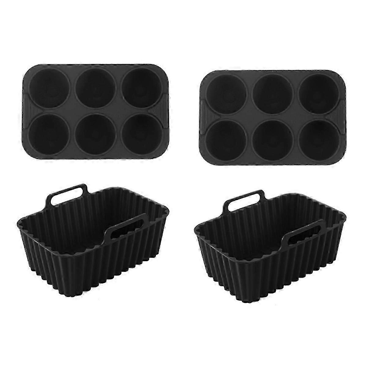 Silicone Baking Tray Set Baking Tool Rectangular Multi-Purpose Cake Jelly Pudding Silicone Tray Mol