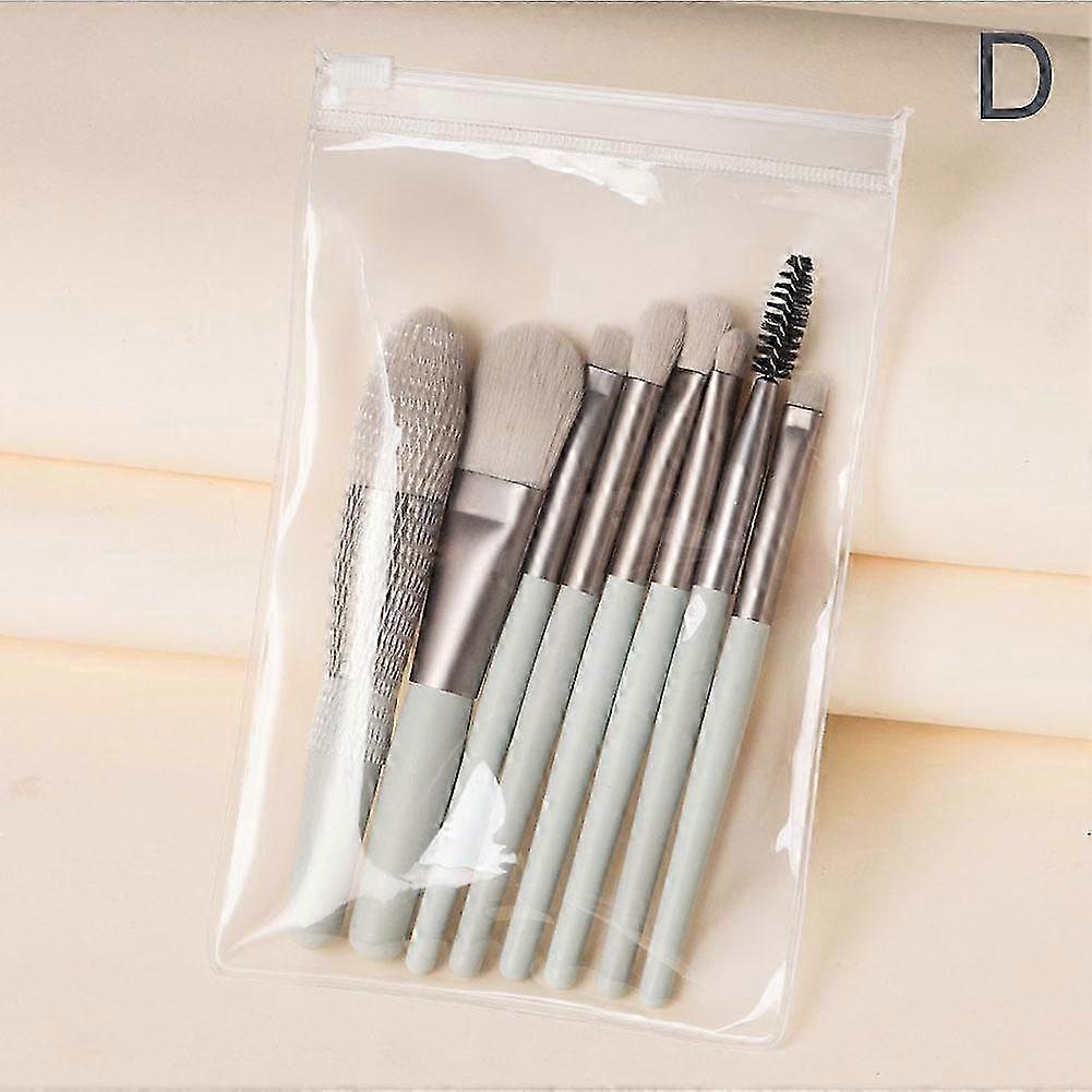 8-Piece Even-Blend Synthetic Brush Set
