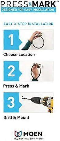 Double Robe Hook with Press and Mark in