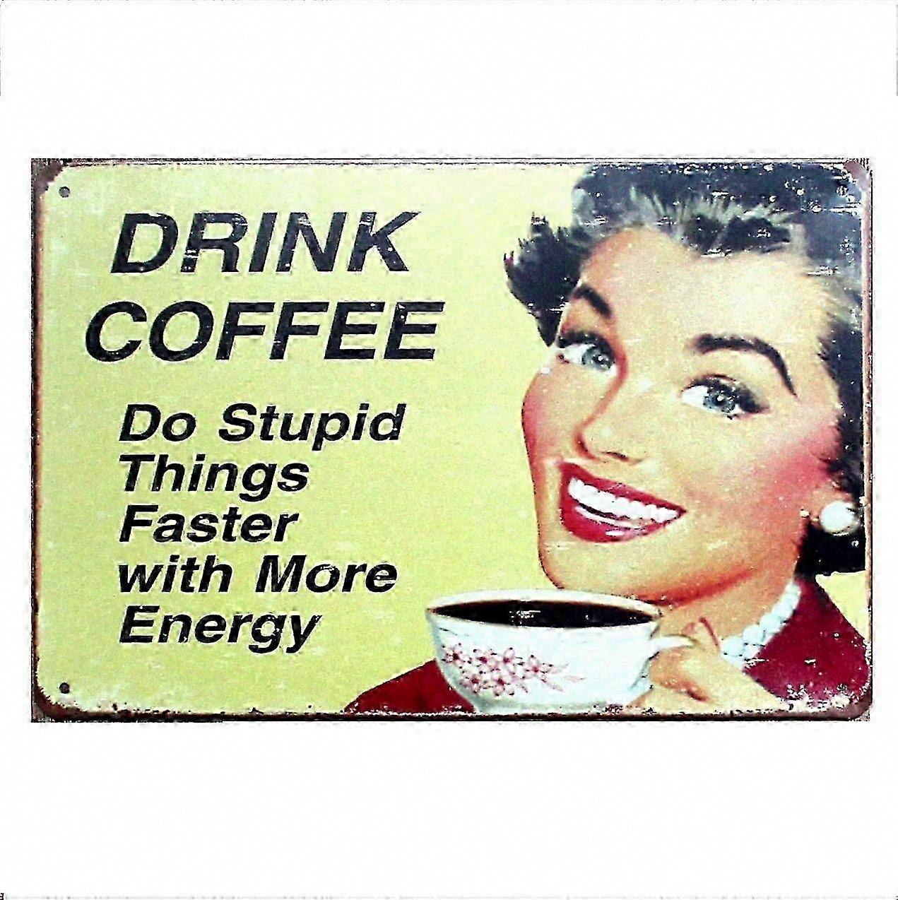 Tin Bar Decor Sign 20x30cm