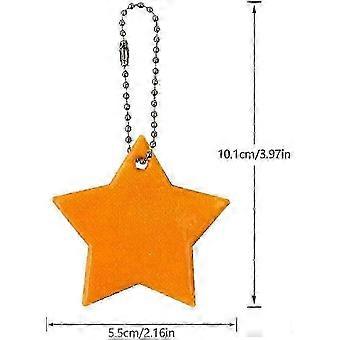 Colgante reflector de estrella de 13 colores, 26 unidades, compatible con mochilas de seguridad para niños, ciclismo, caminar y correr.