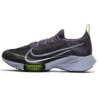 Nike Air Zoom Tempo Next% Flyknit Dark Raisin Black Volt para mujer CI9924-500