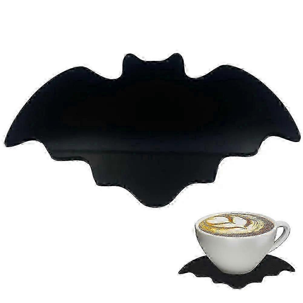 Black Bat Acrylic Party Coasters