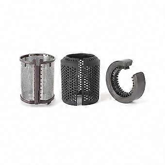 Vervang versleten onderdelen en reinig filters - Set met binnenfilter en buitenfilterhuis voor haardrogers HD01, HD03 en HD08, inclusief reinigingsborstel.
