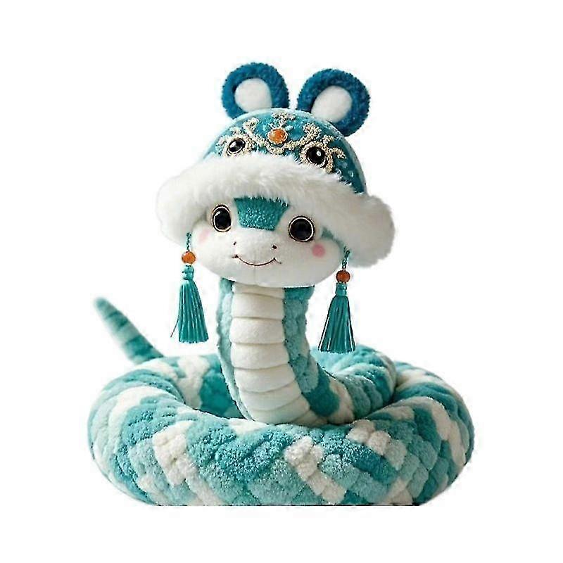 Aqua Gradient Snake Plush 65cm