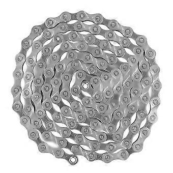 Bike Chain 9 Speed Silver Manganese Steel Lightweight for Mountain Road Bike MTB