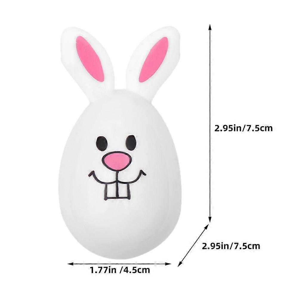 Plastic Easter Eggs Rabbit Shape Fillable Eggs for Easter Party 30Pcs