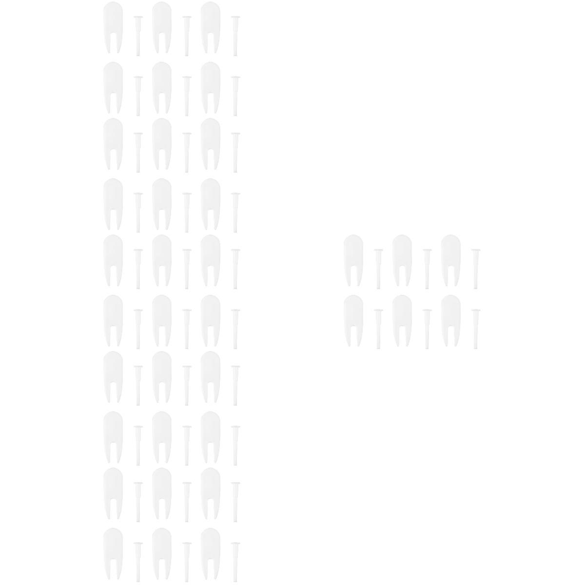 Exercise Ball Pin Replacement for Balance Training 36Sets White Plastic Kit