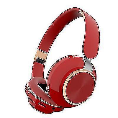 Wireless Head-mounted Bluetooth Headset, Foldable Sports Headsetred
