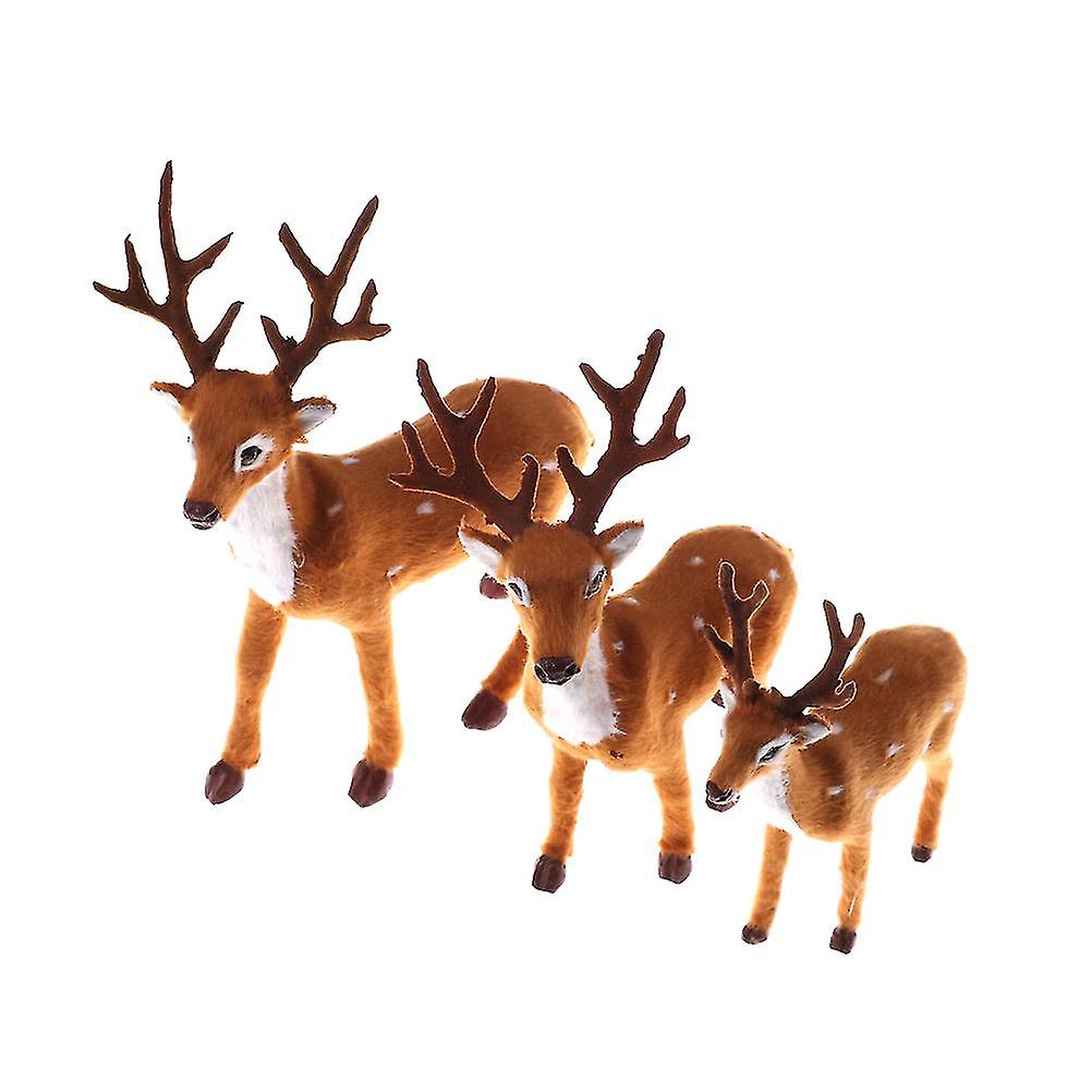 Newway Easter Christmas Simulation Plush Reindeer Xmas Elk Plush Toy New Year Decorations