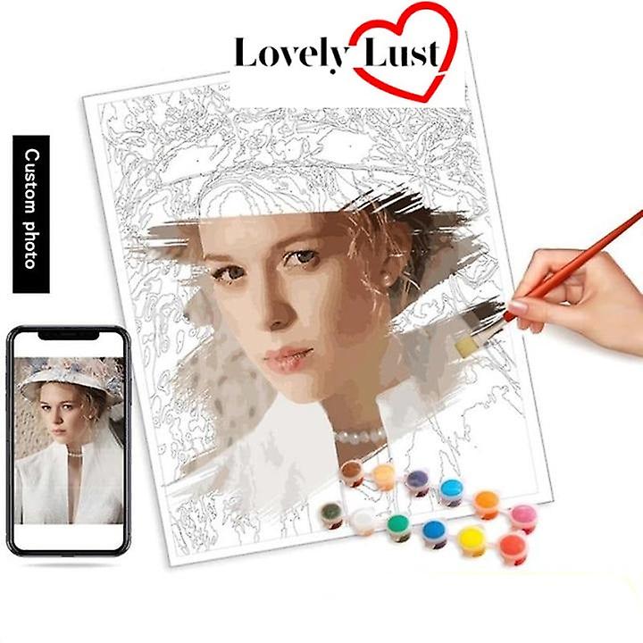 Custom Photo Paint By Numbers Kit