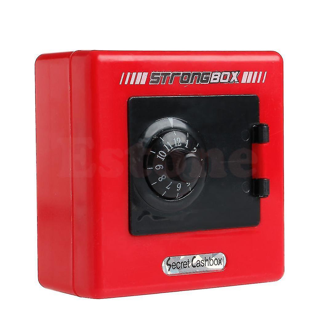 Money Box Code Safe Coins Cash Square Saving Pot Piggy Bank Combination Lock