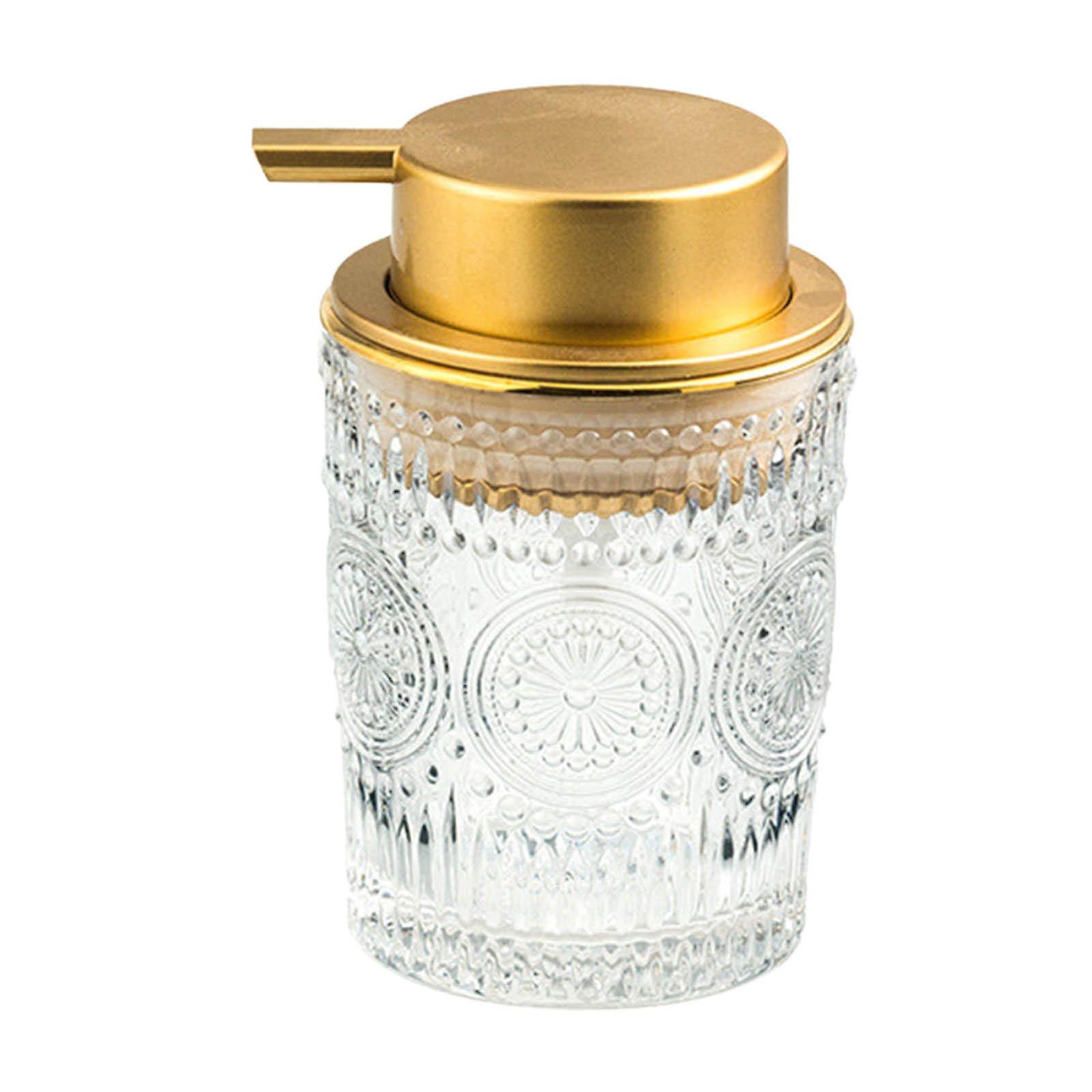 Hand Soap Dispenser Glass Refillable Bottle for Kitchen  1 Bottle