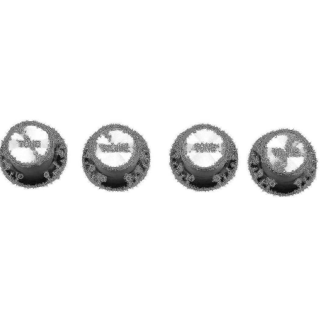 Guitar Knobs 2 Volumes And 2 Tones Silver Top Hat