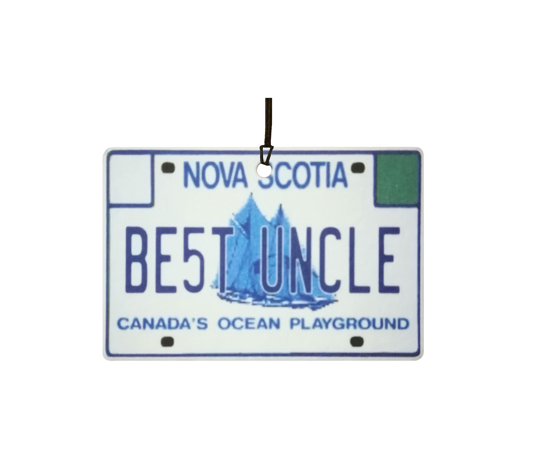 NOVA SCOTIA - Best Uncle License Plate Car Air Freshener