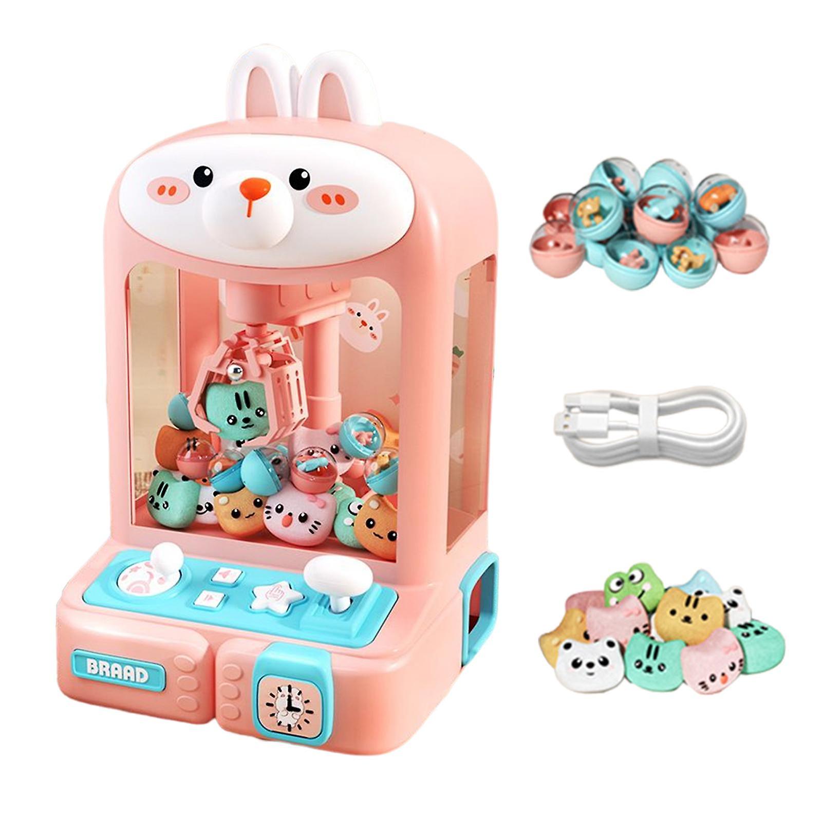 Το Mini Claw Machine Party ευνοεί τους μίνι αυτόματους πωλητές για αγόρια κορίτσια Παιδικό κουνέλι 20 κούκλες