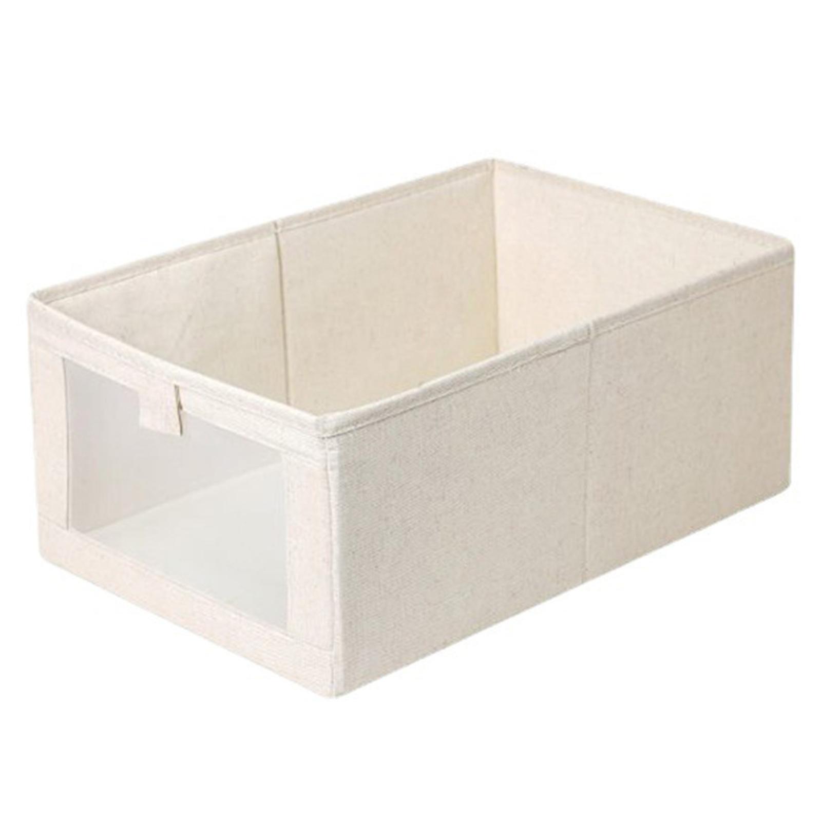 Wardrobe Clothes Organizer Washable Soft Multiple Grids Baskets For Storing Lingerie Undies Ties