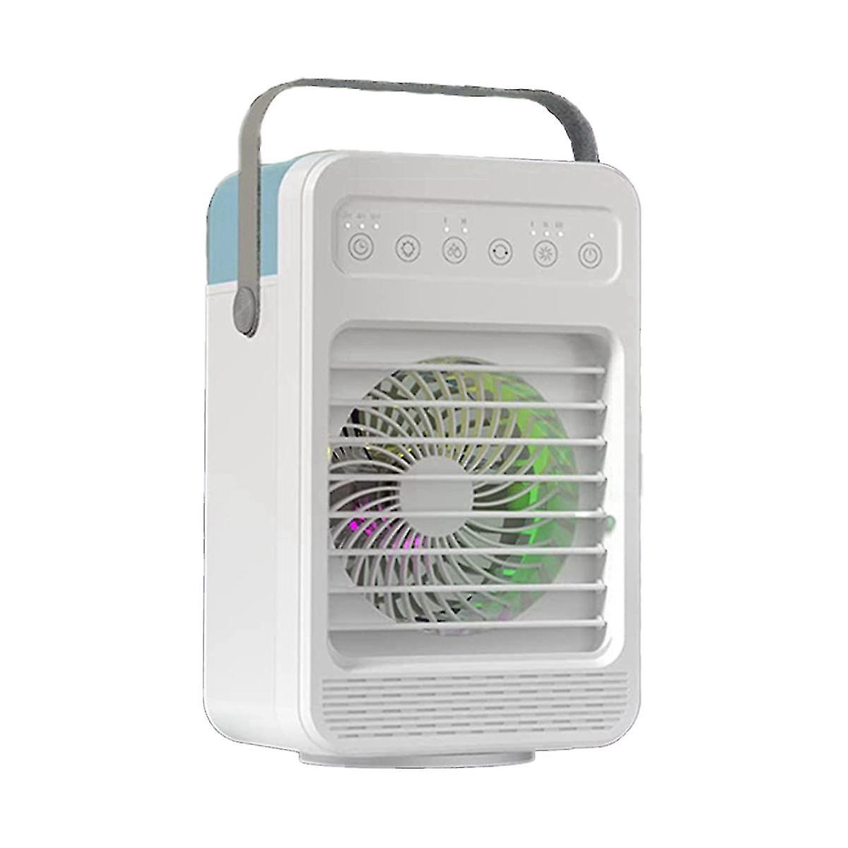 Portable Air Conditioner, 4 In 1 Evaporative Air Cooler With 600ml Water Tank, 2/4/6h Timer 4 Speed